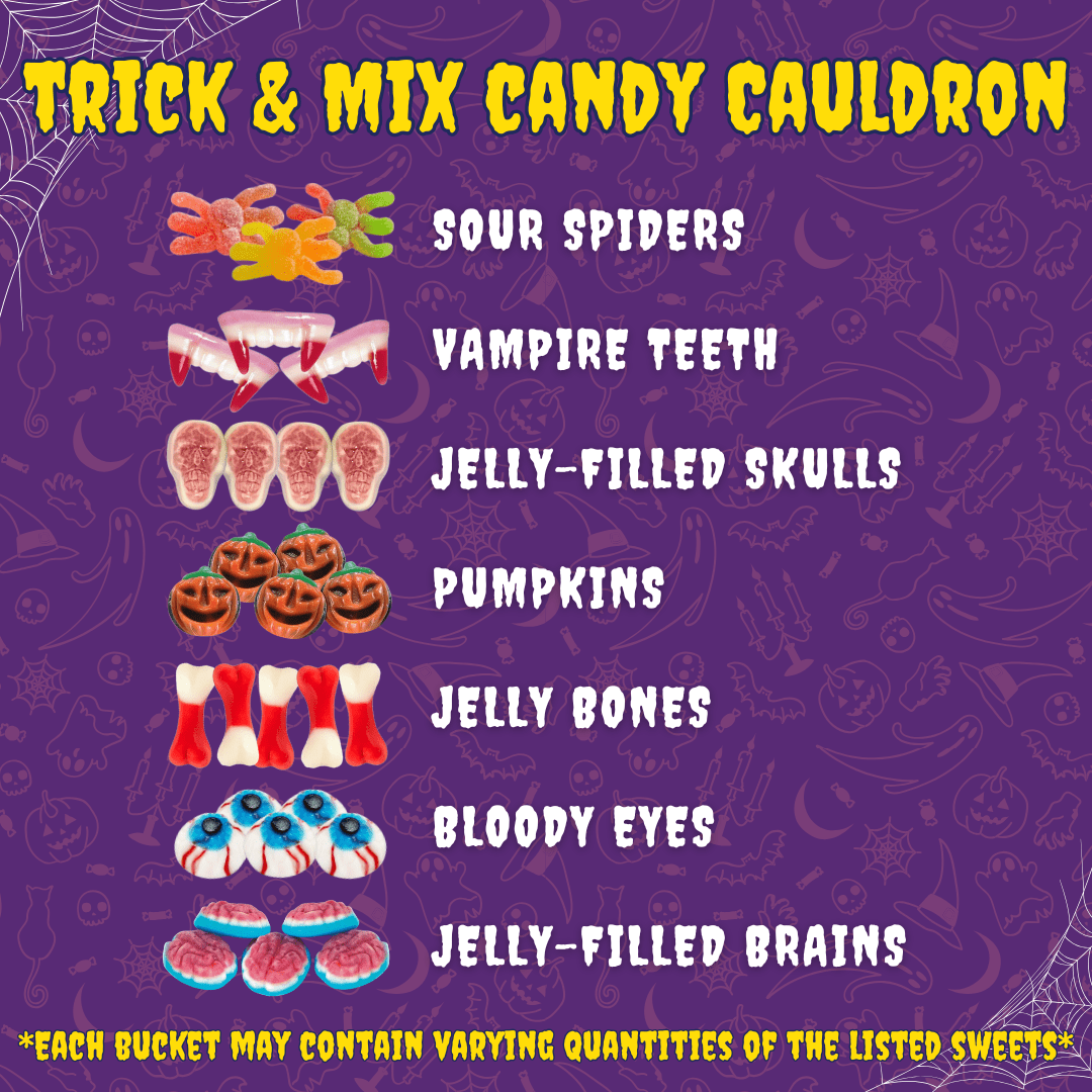 SoSweet Trick & Mix Candy Cauldron Bucket (1.5kg)