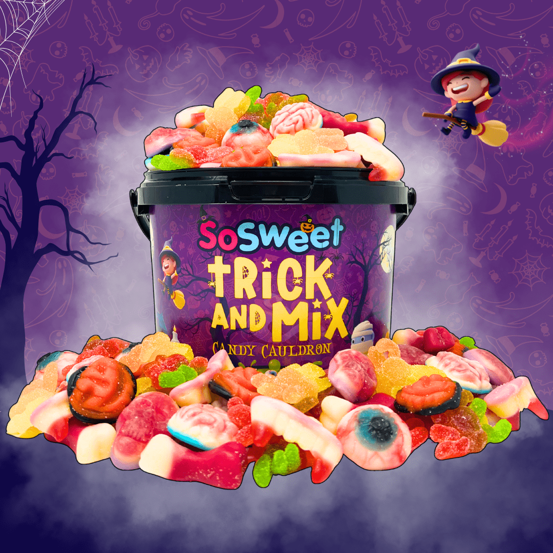 SoSweet Trick & Mix Candy Cauldron Bucket (1.5kg)