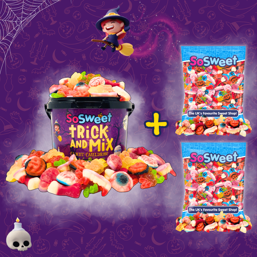SoSweet Trick & Mix Candy Cauldron Bucket (1.5kg)
