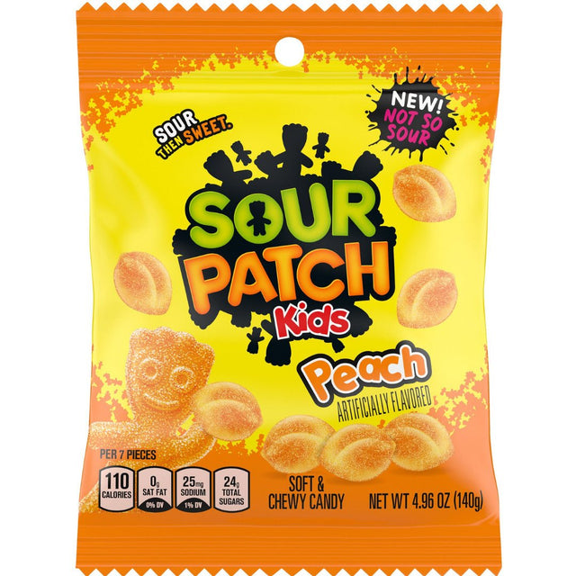 Sour Patch Kids Peach Peg Bag (141g)