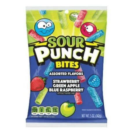 Sour Punch Bites Assorted Flavours (142g)