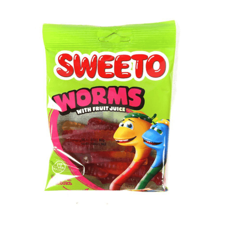 Sweeto Bag Jelly Worms (80g)
