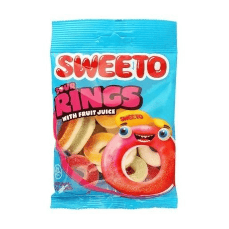 Sweeto Bag Sour Rings (80g)