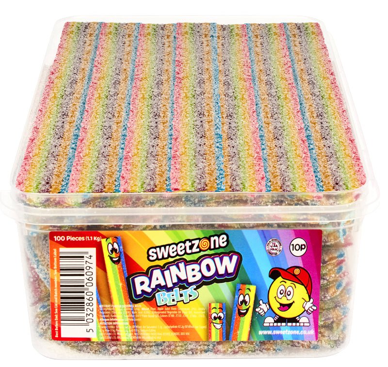 Sweetzone Belts Rainbow (100pcs)