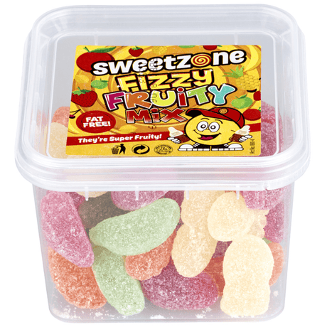 Sweetzone Mini Tubs Fizzy Fruity Mix (170g)