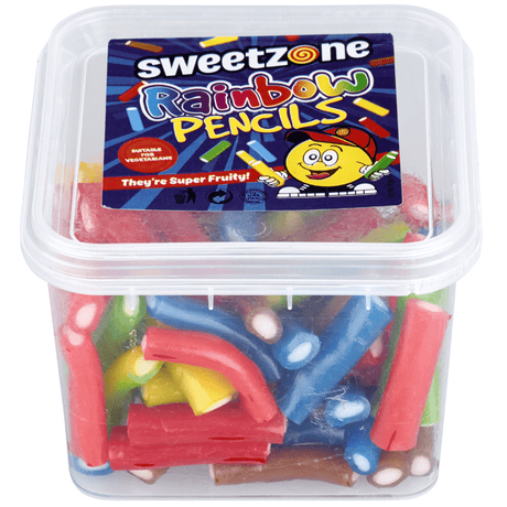 Sweetzone Mini Tubs Rainbow Pencils (170g)
