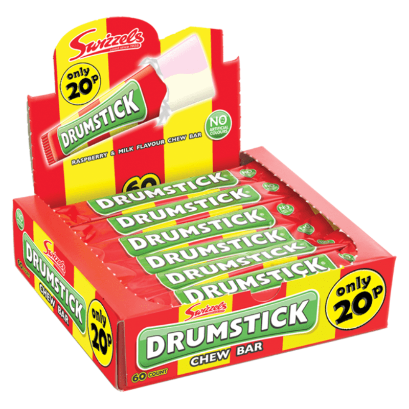 Swizzels Drumstick Original Chew Bar (18g) Box of 60