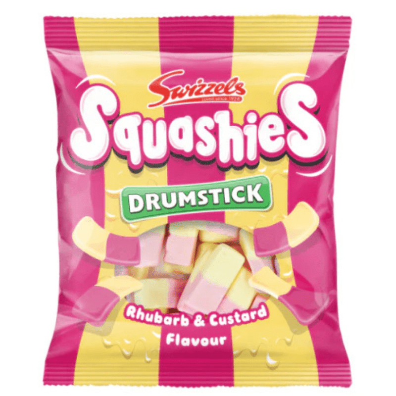 Swizzels Squashies Rhubarb & Custard Bag (120g)