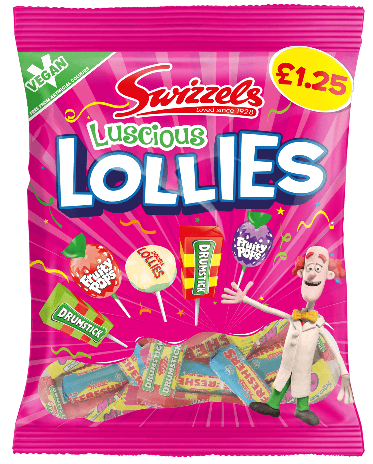 Swizzles Luscious Lollies (132g) PMP ÂŁ1.25