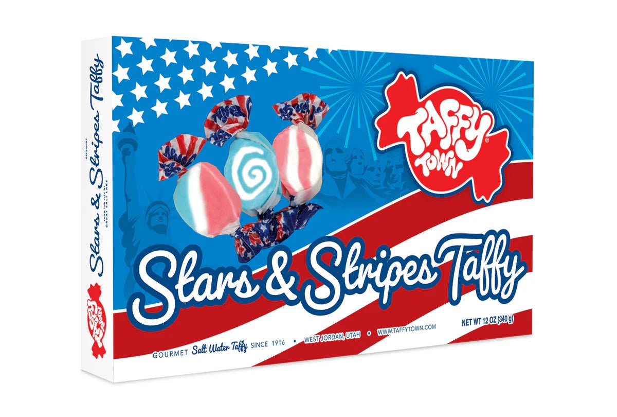 Taffy Town Gift Box Salt Water Taffy Stars & Stripes 340g USA