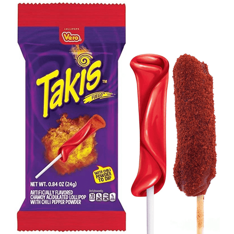 Takis Fuego Lollipop with Dipping Powder (24g)
