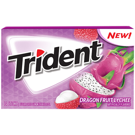 Trident Gum Dragon Fruit Lychee (27g)