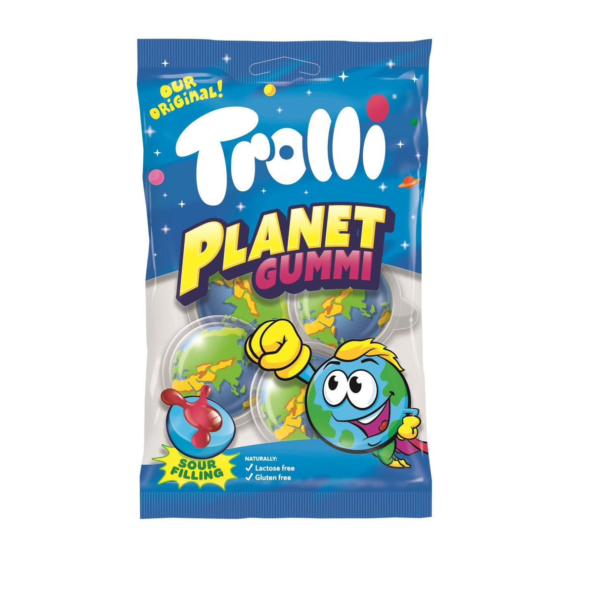 Trolli Planet Gummi Peg Bag 75g