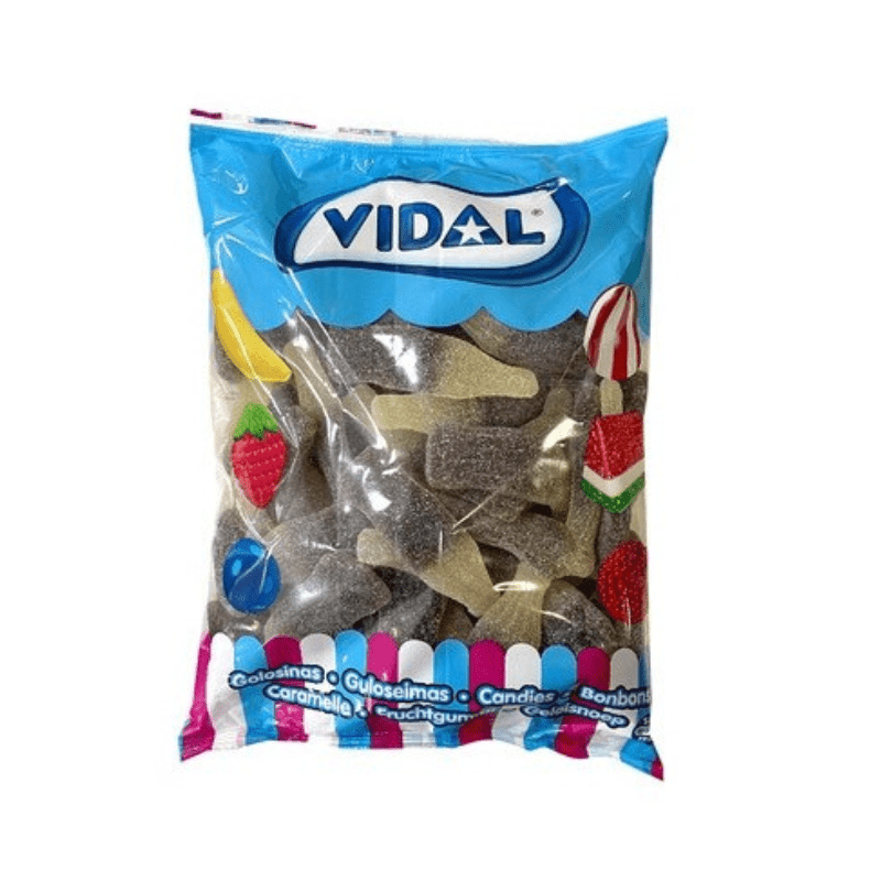 Vidal Bag Giant Fizzy Cola Bottles (2kg)