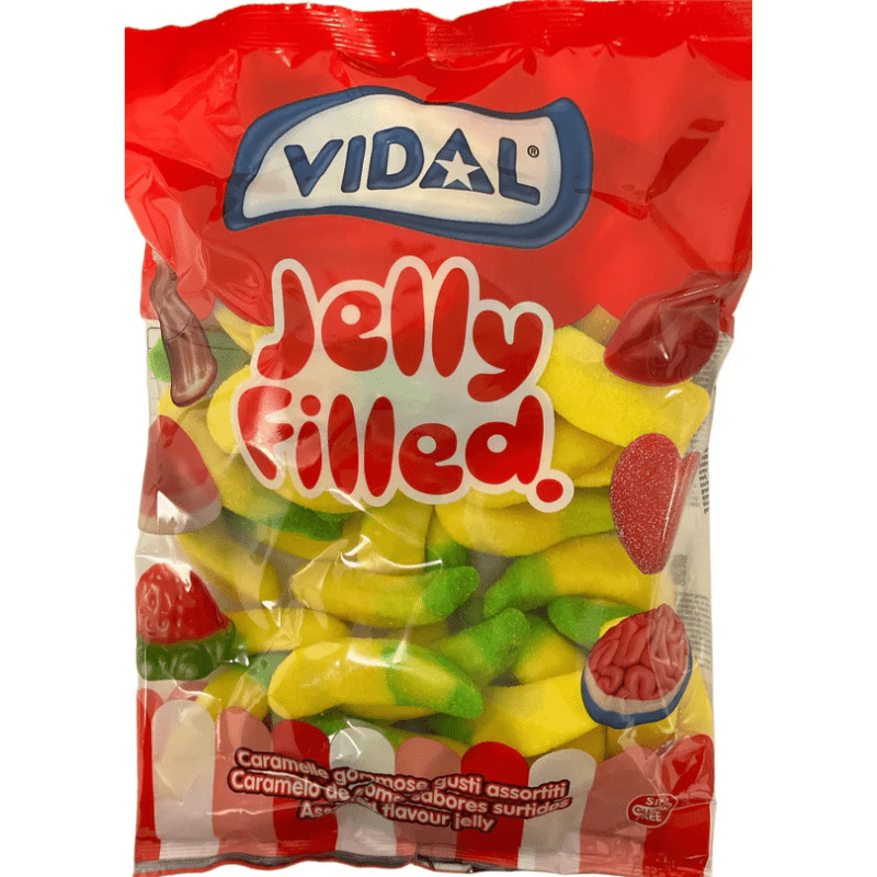 Vidal Bag Jelly Filled Bananas (1kg)