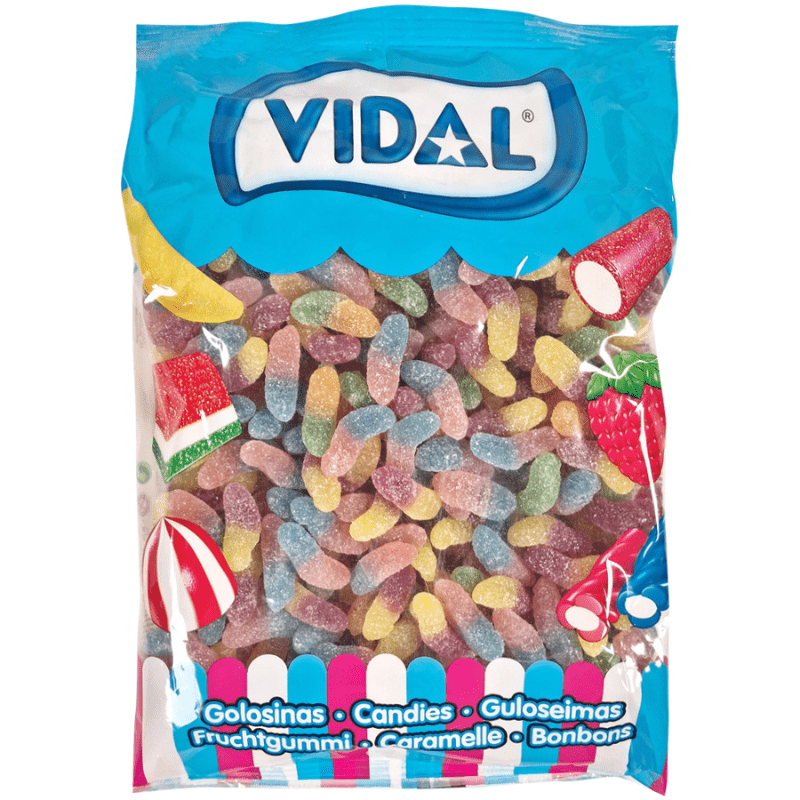 Vidal Bag Sour Mini Worms (1kg)