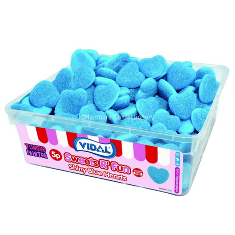 Vidal Blue Shiny Blue Hearts (150pcs)