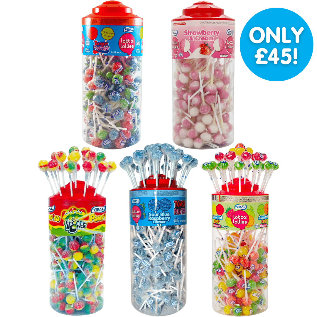 Vidal Lotta Lollies (Bundle of 5)