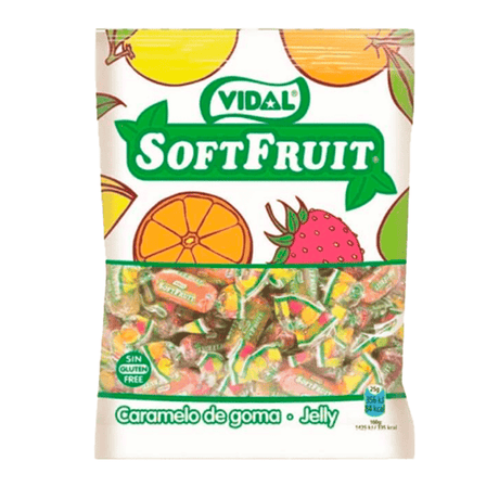 Vidal Mini Bag Soft Fruit Jellies (80g)
