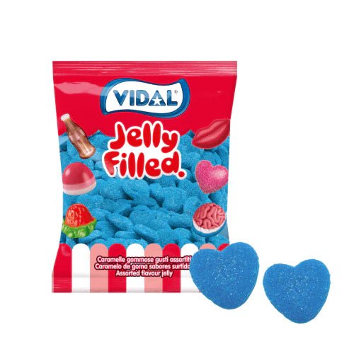 Vidal Shiny Blue Hearts Bag 1kg