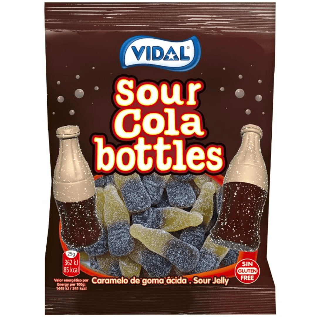Vidal Sour Cola Bottles (90g)