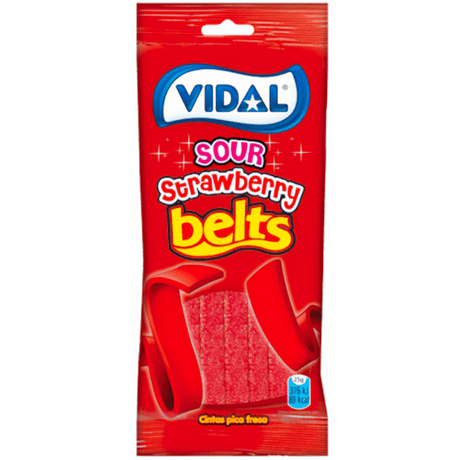 Vidal Sour Strawberry Belts (900g)