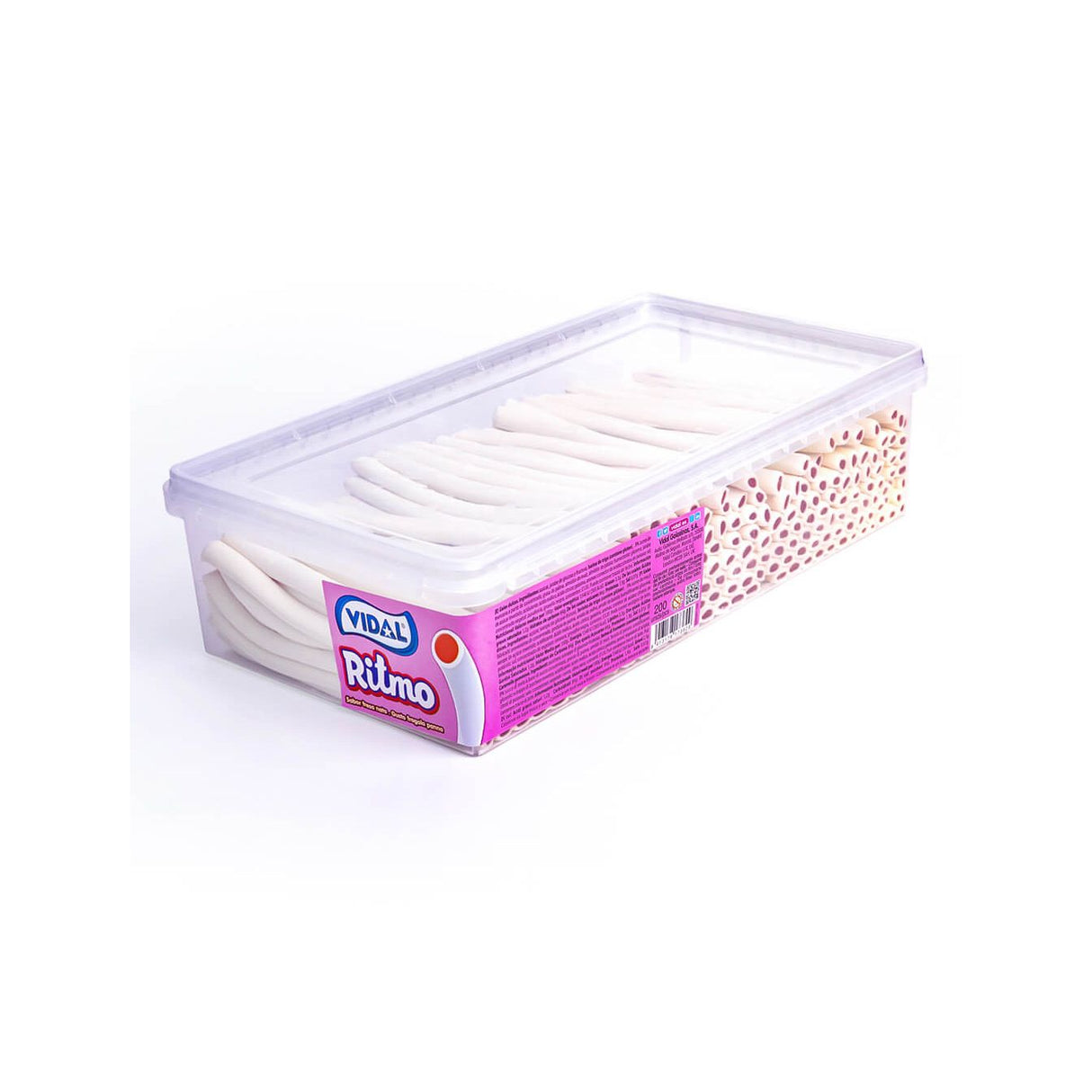 Vidal Strawberry and Cream Rhythyms Tub 1.4kg (200pcs)