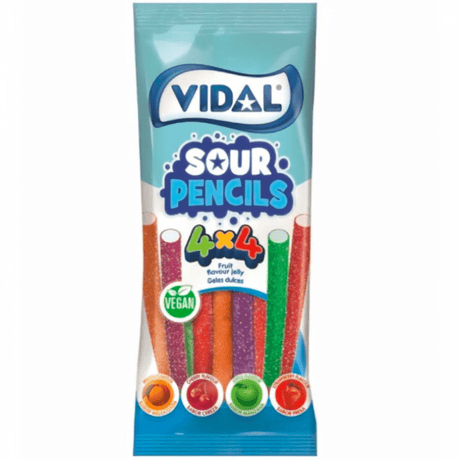 Vidal Vegan Sour Pencils (90g)