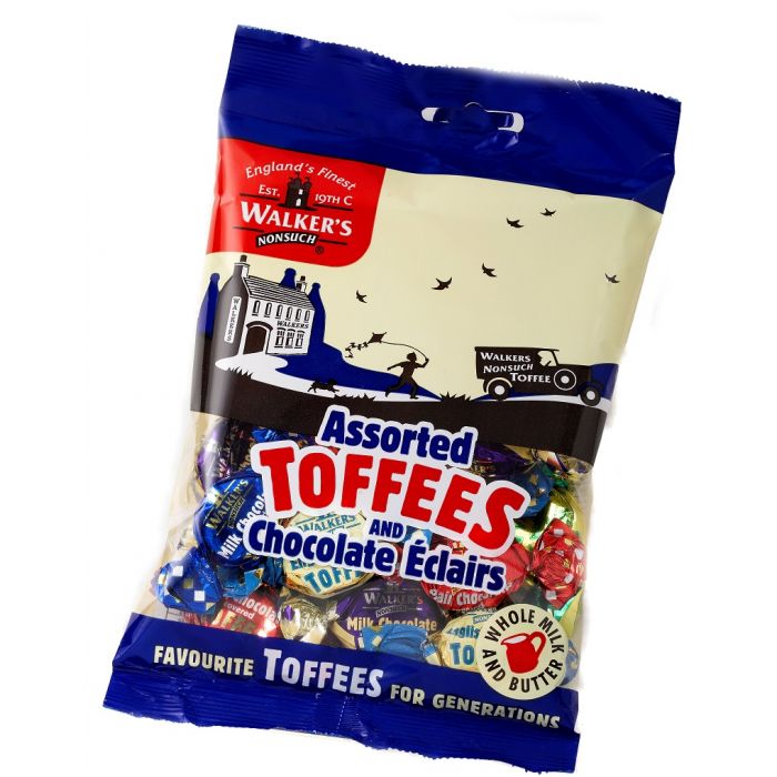 Walker's Assorted Toffees & Eclairs (150g)