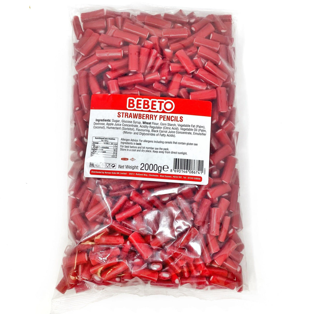 Bebeto Strawberry Pencils Bag 2kg