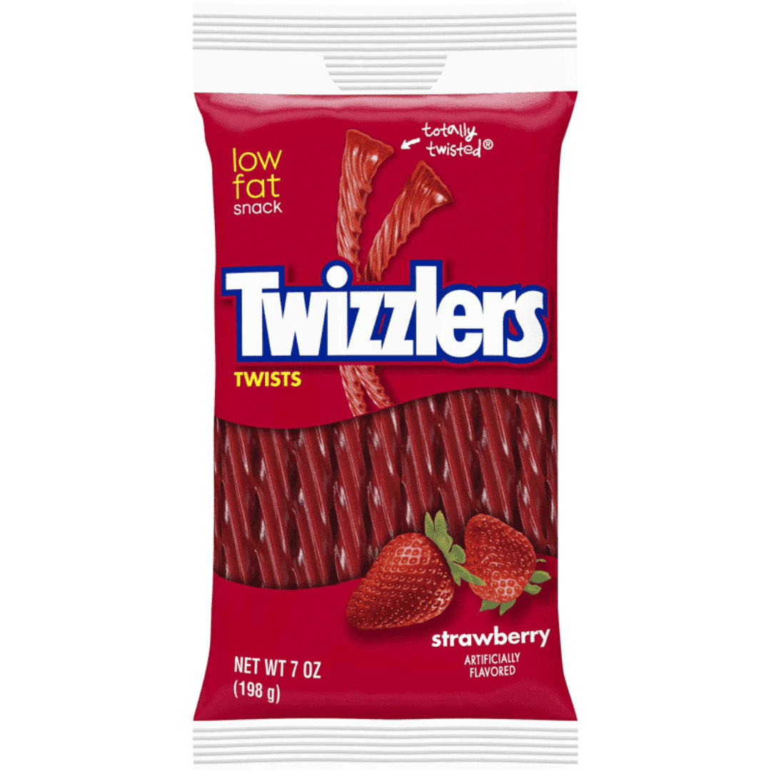 Twizzlers Strawberry Twist Peg Bag 198g