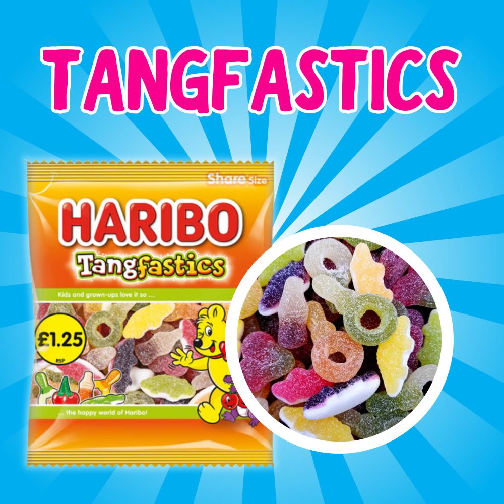 Haribo Tangfastics: Super Fizzy Sweets and Sour Gummies – SoSweet