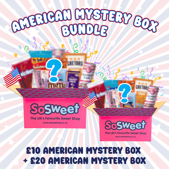 £10 American Mystery Box + £20 American Mystery Box