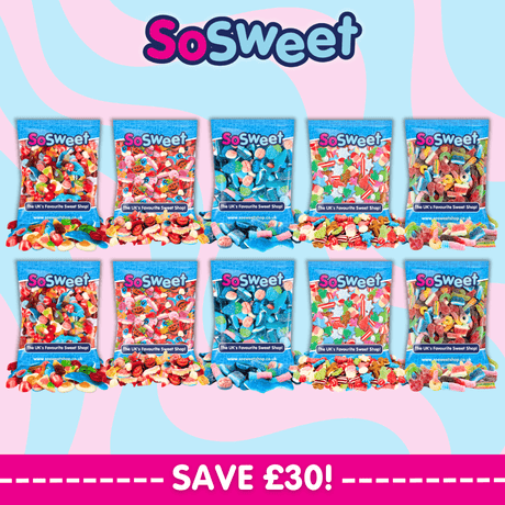 10 x 1kg Sweet Mix Bags (Pick your own)