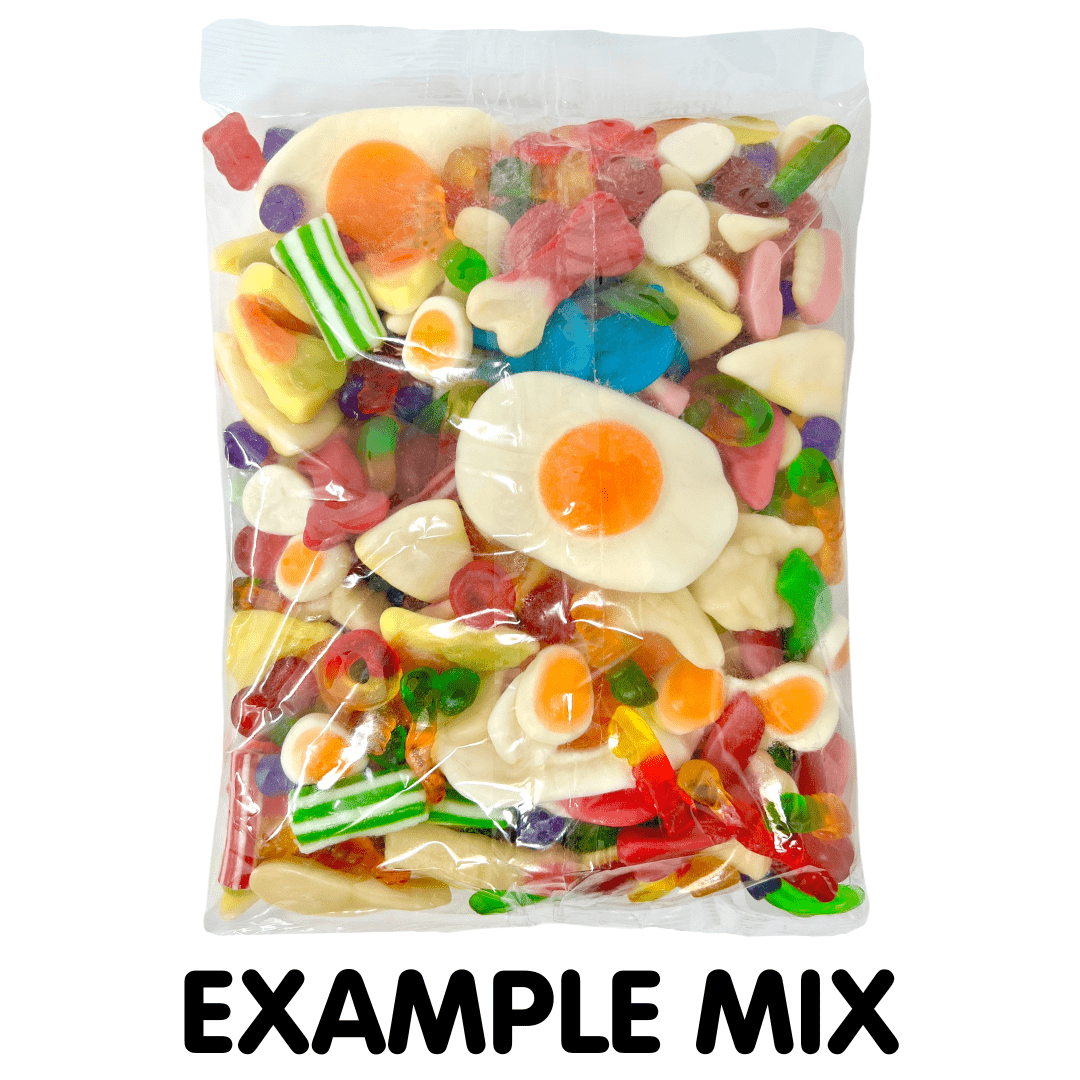 1kg Sweets: (1kg x 2) Pick'n'Mix Sweet Bags (Fizzy/Jelly) - 2kg for £10!