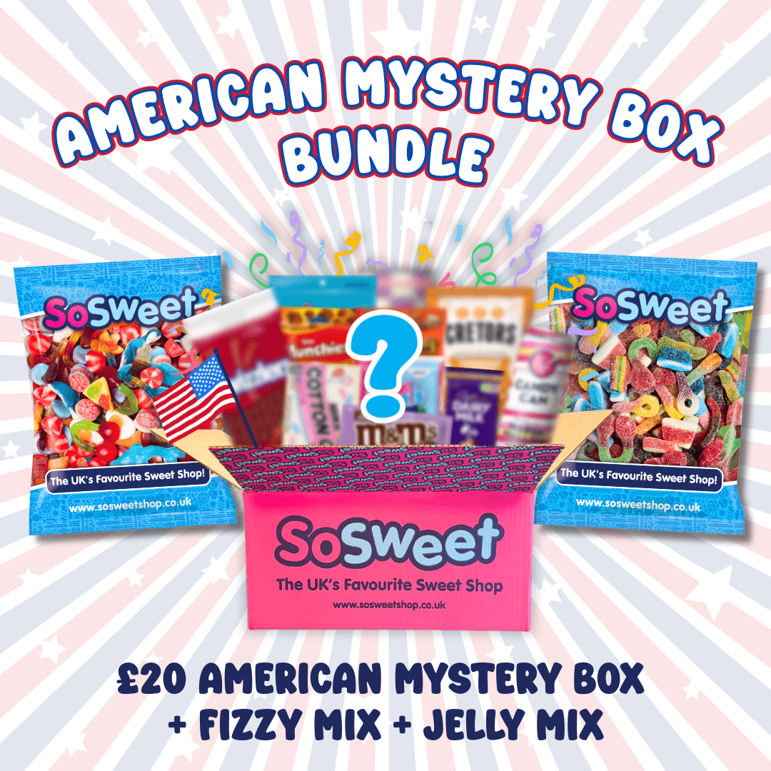 £20 American Mystery Box + Fizzy Mix + Jelly Mix (RRP £39.99) - £36.98