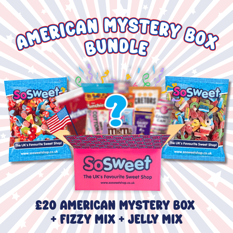£20 American Mystery Box + Fizzy Mix + Jelly Mix (RRP £39.99) - £36.98
