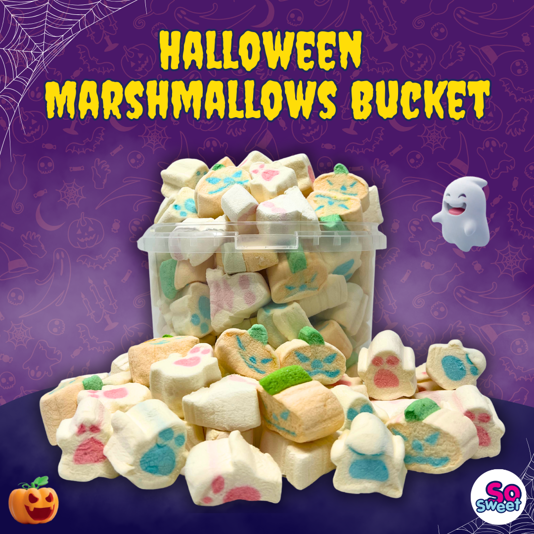 SoSweet Halloween Marshmallows Bucket 500g