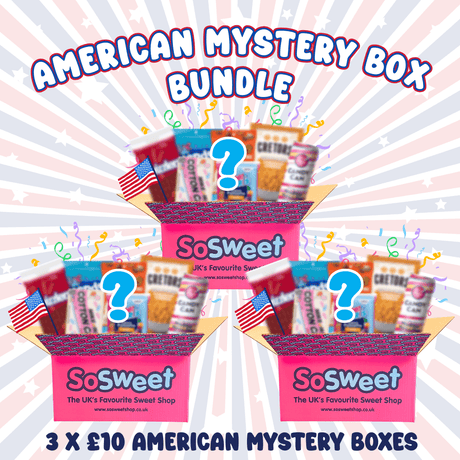 3 x £10 American Mystery Boxes