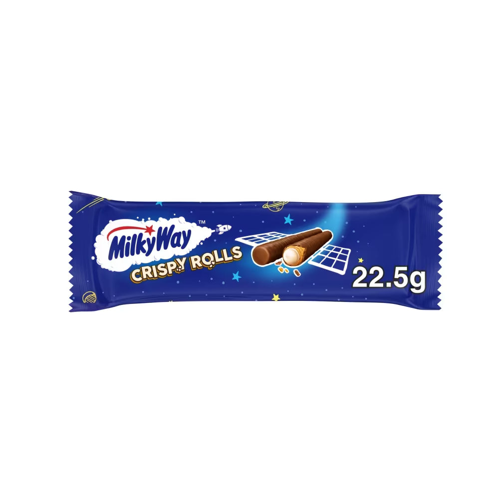 Milky Way Crispy Rolls 22.5g (Full Box of 24) BBE 21/01/26