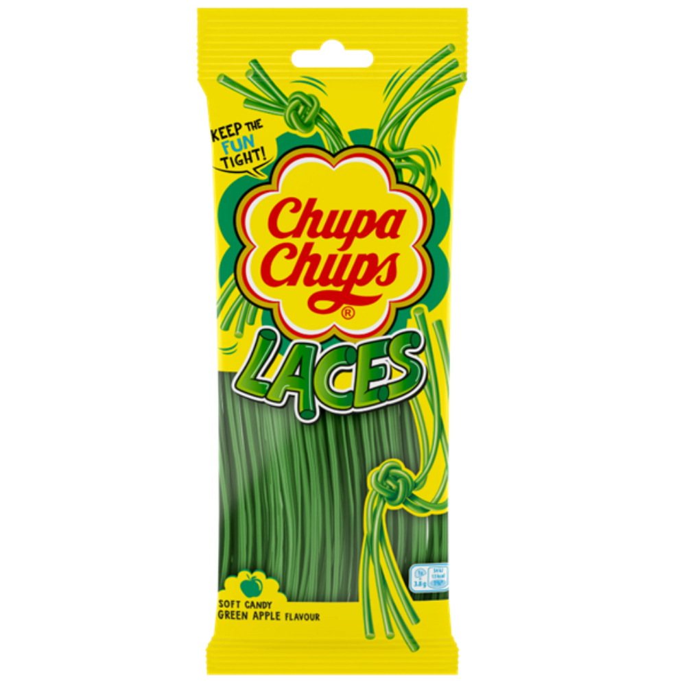 Chupa Chups Apple Laces Peg Bag 90g