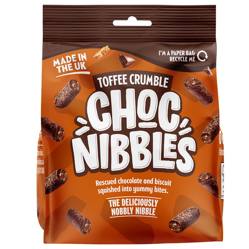 Sweet Dreams Choc Nibbles Toffee Crumble Pouch 135g