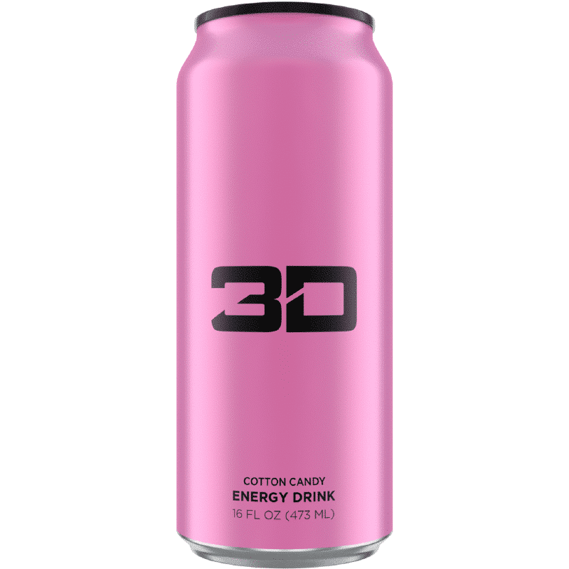 3D Energy Pink Cotton Candy (473ml)