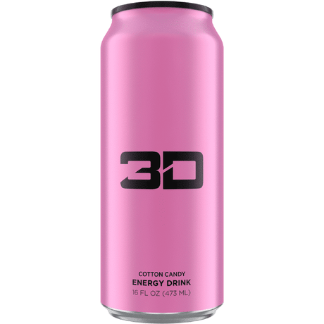 3D Energy Pink Cotton Candy (473ml)