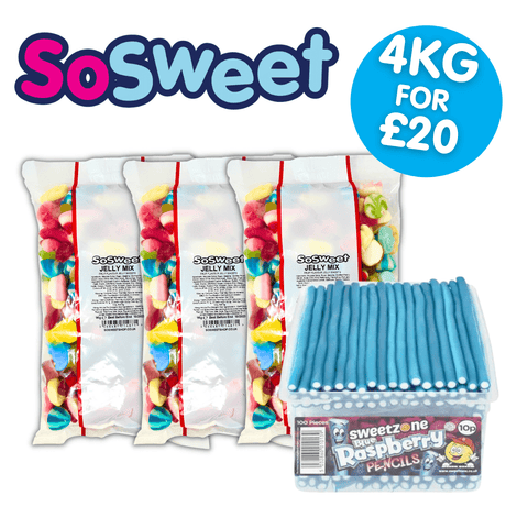 4k for £20 - 3x Jelly, + SweetzonePencil Tub (100pcs)