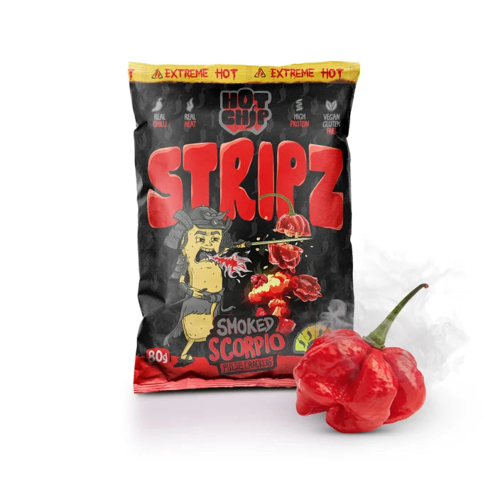 Hot Chip Chilli Stripz Smoked Scorpio Bag 80g