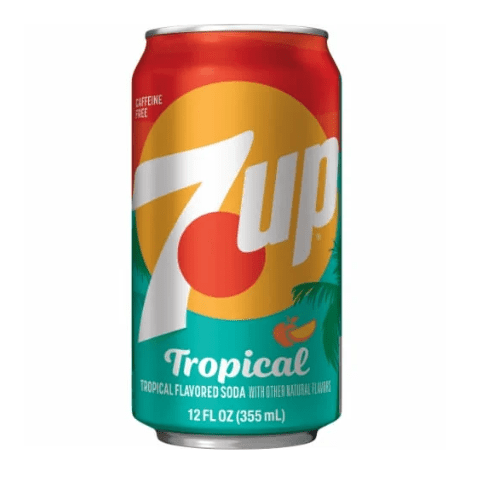 7up Tropical Can 355ml USA