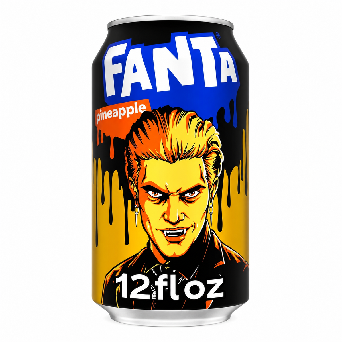 Fanta Pineapple Horrorverse Drayk Can 355ml USA