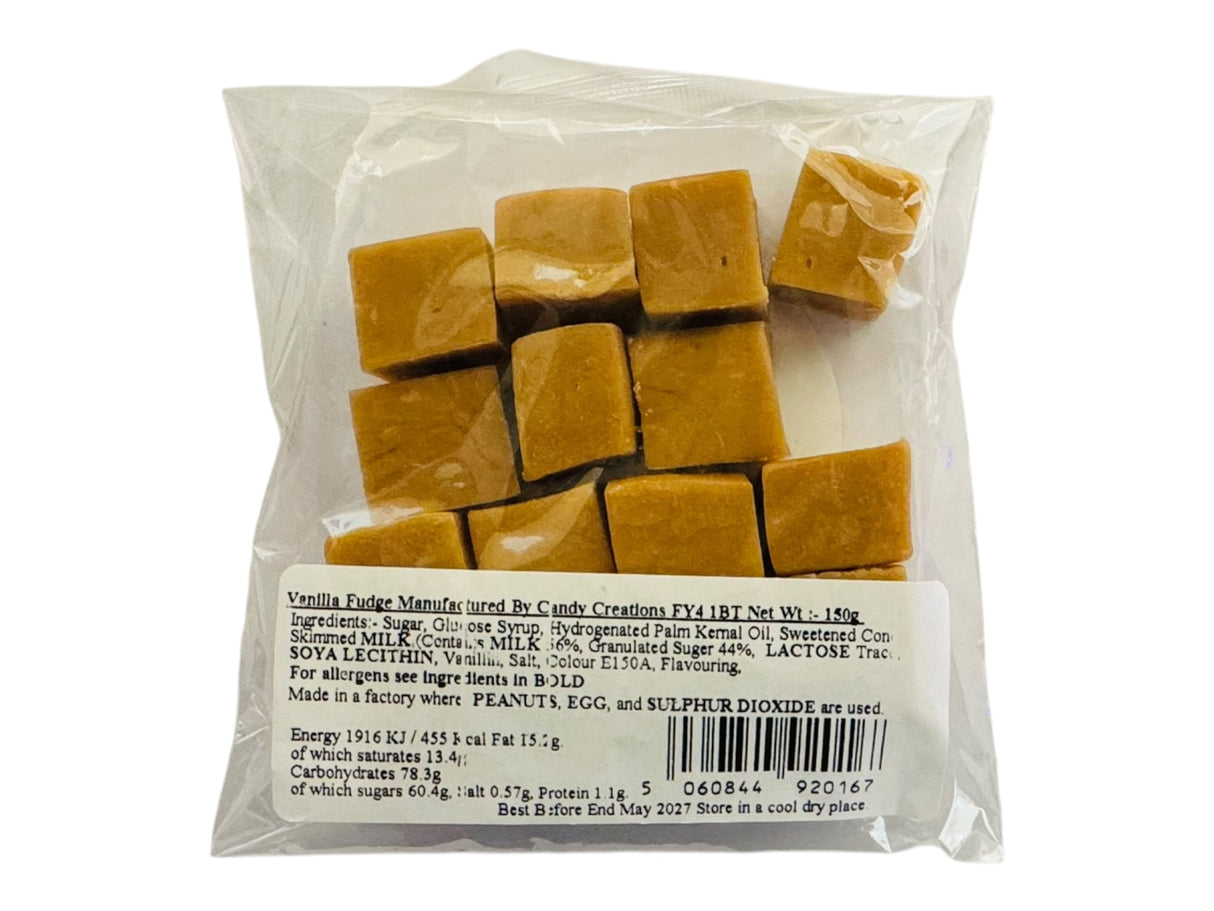 Candy Creations Vanilla Fudge Bag 150g
