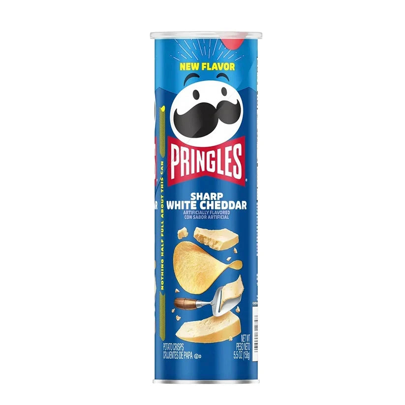 Pringles Sharp White Cheddar 158g USA